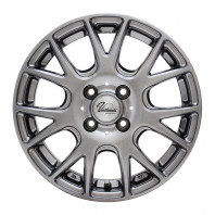 Verthandi YH-M7V 15x5.5 50 100x4 METALLIC GRAY + NANKANG AW-1 185/65R15 88Q ｽﾀｯﾄﾞﾚｽ