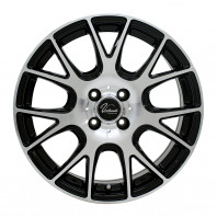 Verthandi YH-M7V 15x5.5 50 100x4 BK/POLISH + ARMSTRONG BLU-TRAC PC 185/65R15 88H