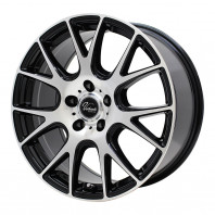 Verthandi YH-M7V 15x6.0 43 114.3x5 BK/POLISH + NANKANG AW-1 195/70R15 92Q ｽﾀｯﾄﾞﾚｽ