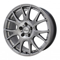 Verthandi YH-M7V 16x6.5 50 114.3x5 METALLIC GRAY + MAXTREK TREK M7 215/65R16 98S ｽﾀｯﾄﾞﾚｽ