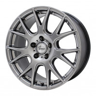 Verthandi YH-M7V 18x8.0 40 114.3x5 METALLIC GRAY + BRIDGESTONE POTENZA SPORT 225/40R18 92Y XL