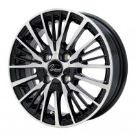 Verthandi YH-S25V 12x4.0 42 100x4 BK/POLISH + HIFLY Win-turi 216 145/70R12 69T ｽﾀｯﾄﾞﾚｽ【ｾｰﾙ品】