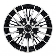 Verthandi YH-S25V 13x4.0 43 100x4 BK/POLISH + NANKANG AW-1 155/80R13 79Q スタッドレス