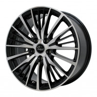 Verthandi YH-S25V 15x6.0 38 114.3x5 BK/POLISH + NANKANG AW-1 215/70R15 98Q ｽﾀｯﾄﾞﾚｽ