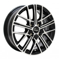 Verthandi YH-S15V 15x5.5 43 100x4 BK/POLISH + GOODYEAR Vector 4Seasons Hybrid 195/60R15 88H