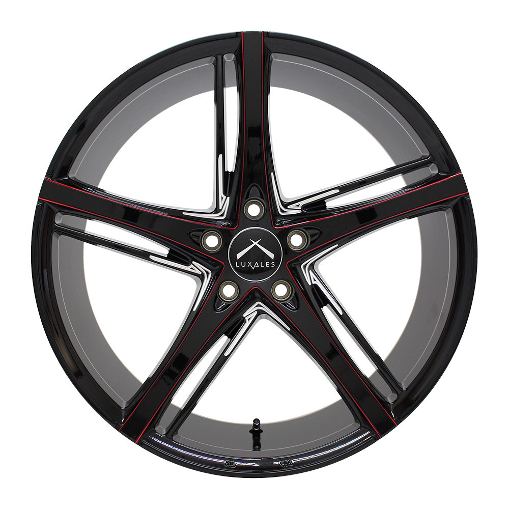 LUXALES PW-V1 19x8.5 38 114.3x5 BK/R.MILLING - オートウェイ