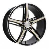 LUXALES PW-V1 20x8.5 38 114.3x5 BK&P/G.MILLING + YOKOHAMA ADVAN APEX V601 245/40R20 99Y XL