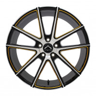 LUXALES PW-X1 19x8.5 45 114.3x5 BK&P/G.MILLING + GOODYEAR EAGLE LS EXE 245/40R19 98W XL