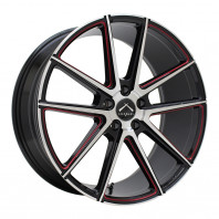LUXALES PW-X1 19x8.5 45 114.3x5 BK&P/R.MILLING + GOODYEAR EAGLE LS EXE 245/45R19 102W XL