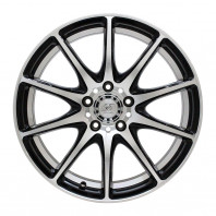 5ZIGEN D-EURO SPORT 18x7.5 47 114.3x5 BK/P + MOMO SUV POLE W-4 235/60R18 107H XL ｽﾀｯﾄﾞﾚｽ