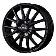 SCHNEIDER SQ27 13x4.0 43 100x4 M.BK + HIFLY Win-turi 216 165/70R13 79T スタッドレス
