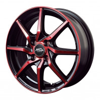 Euro SPEED S810 14x4.5 45 100x4 BKP+RC + GOODYEAR Vector 4Seasons Hybrid 165/70R14 81S