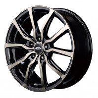 Euro SPEED D.C.52 17x7.0 50 100x5 B1K + BRIDGESTONE POTENZA RE004 225/55R17 101W XL