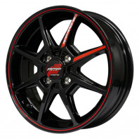 RMP Racing R25 15x5.0 45 100x4 BKR + RADAR RPX800 155/60R15 74V