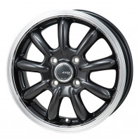 JP STYLE Bany 12x4.0 42 100x4 SDG/RimP + KENDA KR33 145/80R12 6PR 80/78N C LT
