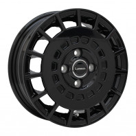 LUMACA MODEL-3 12x4.0 42 100x4 BLACK + GOODYEAR ICE NAVI CARGO 145/80R12 80/78NLT スタッドレス