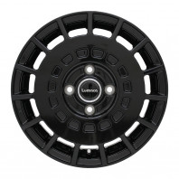 LUMACA MODEL-3 12x4.0 42 100x4 BLACK + GOODYEAR ICE NAVI CARGO 145/80R12 80/78NLT スタッドレス