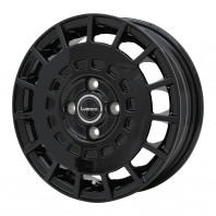 LUMACA MODEL-3 12x4.0 42 100x4 BLACK + HIFLY HF201 145/80R12 74T