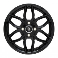 HERSE K-01 14x4.5 43 100x4 BLACK + ZEETEX ZT1000 165/70R14 81H