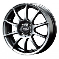 SCHNEIDER STAG 14x4.5 46 100x4 MG + NANKANG AW-1 165/60R14 75Q ｽﾀｯﾄﾞﾚｽ