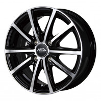 Euro SPEED V25 16x6.0 43 100x4 BK/P + BRIDGESTONE POTENZA Adrenalin RE004 205/55R16 91W