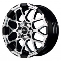 NITRO POWER M28 BULLET-S 16x7.0 40 114.3x5 BK/MC + NANKANG AW-1 205/60R16 92Q ｽﾀｯﾄﾞﾚｽ