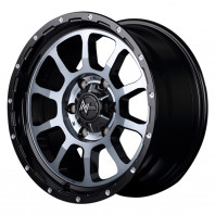 NITRO POWER M10 PERSHING 15x6.0 33 139.7x6 BK/MBKC + RADAR RLT71 195/80R15 8PR 107/105Q