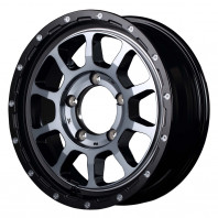 NITRO POWER M10 PERSHING-J 16x5.5 20 139.7x5 BK/MB + NANKANG AW-1 215/70R16 100Q ｽﾀｯﾄﾞﾚｽ