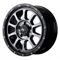 NITRO POWER M10 PERSHING-S 16x7.0 40 114.3x5 BK/MB + HIFLY Win-turi 216 215/70R16 100T ｽﾀｯﾄﾞﾚｽ