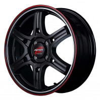 RMP RACING R60 15x5.0 45 100x4 CBK/RED + NANKANG ESSN-1 155/60R15 74Q ｽﾀｯﾄﾞﾚｽ