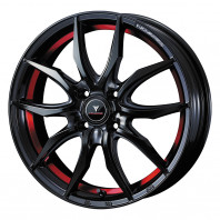 NOVARIS ROHGUE VF 16x6.0 42 100x4 BK/RED + GOODYEAR Vector 4Seasons Hybrid 175/60R16 82H