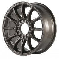 5ZIGEN BLACK MAN GI 15x6.0 33 139.7x6 MBZ + RADAR RLT71 195/80R15 8PR 107/105Q