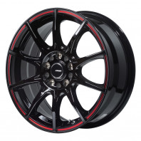 5ZIGEN BLACK MAN GI 17x7.0 42 114.3x5 GBK/R + NANKANG AW-1 205/50R17 89Q ｽﾀｯﾄﾞﾚｽ