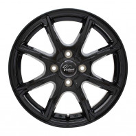 Verthandi PW-S8 14x4.5 45 100x4 BLACK + DUNLOP SP TOURING R1 165/65R14 79S