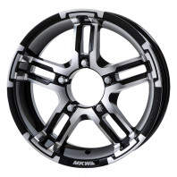 MKW MK-55 16x5.5 20 139.7x5 DCGB + HIFLY Win-turi 216 215/70R16 100T ｽﾀｯﾄﾞﾚｽ【ｾｰﾙ品】