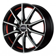 SCHNEIDER RX810 17x7.0 48 114.3x5 BP/RED + BRIDGESTONE POTENZA Adrenalin RE004 215/55R17 94W