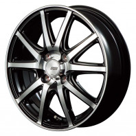 FINALSPEED GR-γ 14x4.5 45 100x4 BK/P + NANKANG AW-1 165/55R14 72Q ｽﾀｯﾄﾞﾚｽ