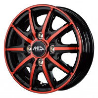 SCHNEIDER RX-10K 14x4.5 45 100x4 BKP/RDC + GOODYEAR Vector 4Seasons Hybrid 155/65R14 75H