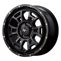 NITRO POWER H6 SLUG 16x7.0 40 114.3x5 SBKM + PIRELLI CintuRato P7 205/55R16 91W ﾗﾝﾌﾗｯﾄ