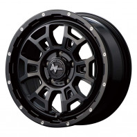 NITRO POWER H6 SLUG 16x7.0 40 114.3x5 SBKM + FEDERAL EVOLUZION ST-1 225/55R16 95W【ｾｰﾙ品】