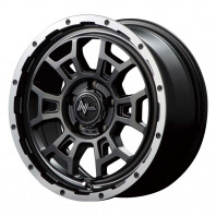 NITRO POWER H6 SLUG 16x7.0 40 114.3x5 SGMP + NANKANG AW-1 195/50R16 84Q ｽﾀｯﾄﾞﾚｽ