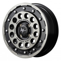 NITRO POWER H12 SHOTGUN 14x4.5 45 100x4 BC + NANKANG AW-1 165/70R14 81Q ｽﾀｯﾄﾞﾚｽ