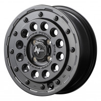 NITRO POWER H12 SHOTGUN 15x5.0 45 100x4 BB + NANKANG AW-1 175/55R15 77Q ｽﾀｯﾄﾞﾚｽ