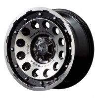 NITRO POWER H12 SHOTGUN 15x6.0 33 139.7x6 BC + RADAR RENEGADE R/T+ 195/80R15 8PR 107/105Q DLT