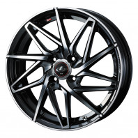 LEONIS IT 16x6.0 50 100x4 PBMC + NANKANG AW-1 185/60R16 86Q ｽﾀｯﾄﾞﾚｽ【ｾｰﾙ品】