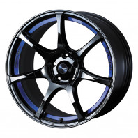 WedsSport SA-75R 17x7.5 45 114.3x5 BLCII + GOODYEAR ICE NAVI 7 215/55R17 94Q ｽﾀｯﾄﾞﾚｽ