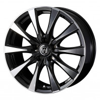 RIZLEY DI 15x6.0 43 100x5 BKP + NANKANG AW-1 195/60R15 88Q ｽﾀｯﾄﾞﾚｽ【ｾｰﾙ品】