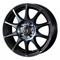 RIZLEY KC 15x5.5 42 100x4 BKP/BC + NANKANG ESSN-1 175/60R15 81Q ｽﾀｯﾄﾞﾚｽ【ｾｰﾙ品】