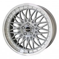 STEINER FTX 18x7.5 48 114.3x5 SIL/RimP + MOMO SUV POLE W-4 235/50R18 101V XL ｽﾀｯﾄﾞﾚｽ