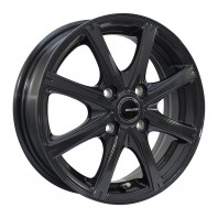 QRASIZ VS8 14x4.5 45 100x4 GUNMETALLIC + NANKANG AW-1 155/65R14 75Q スタッドレス【セール品】